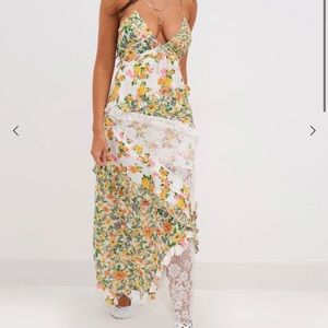 For love and lemons Rosalyn Maxi dress size small